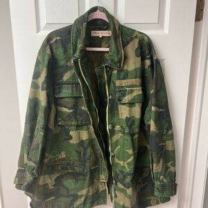 Free People Camo Jacket